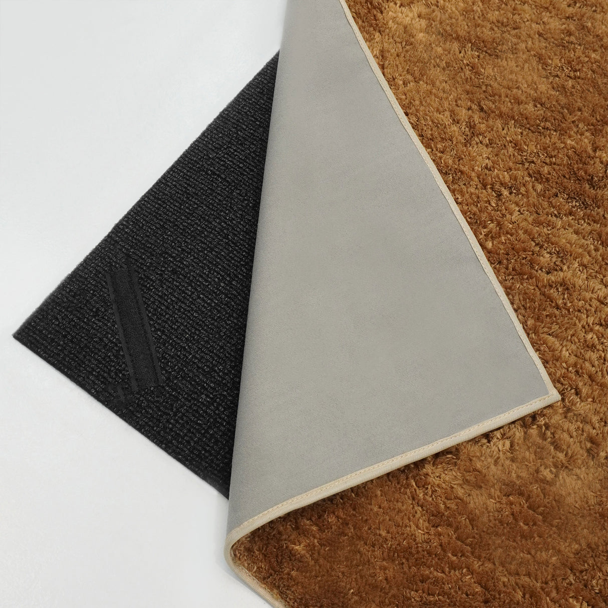 Alfombra Shaggy Marrón