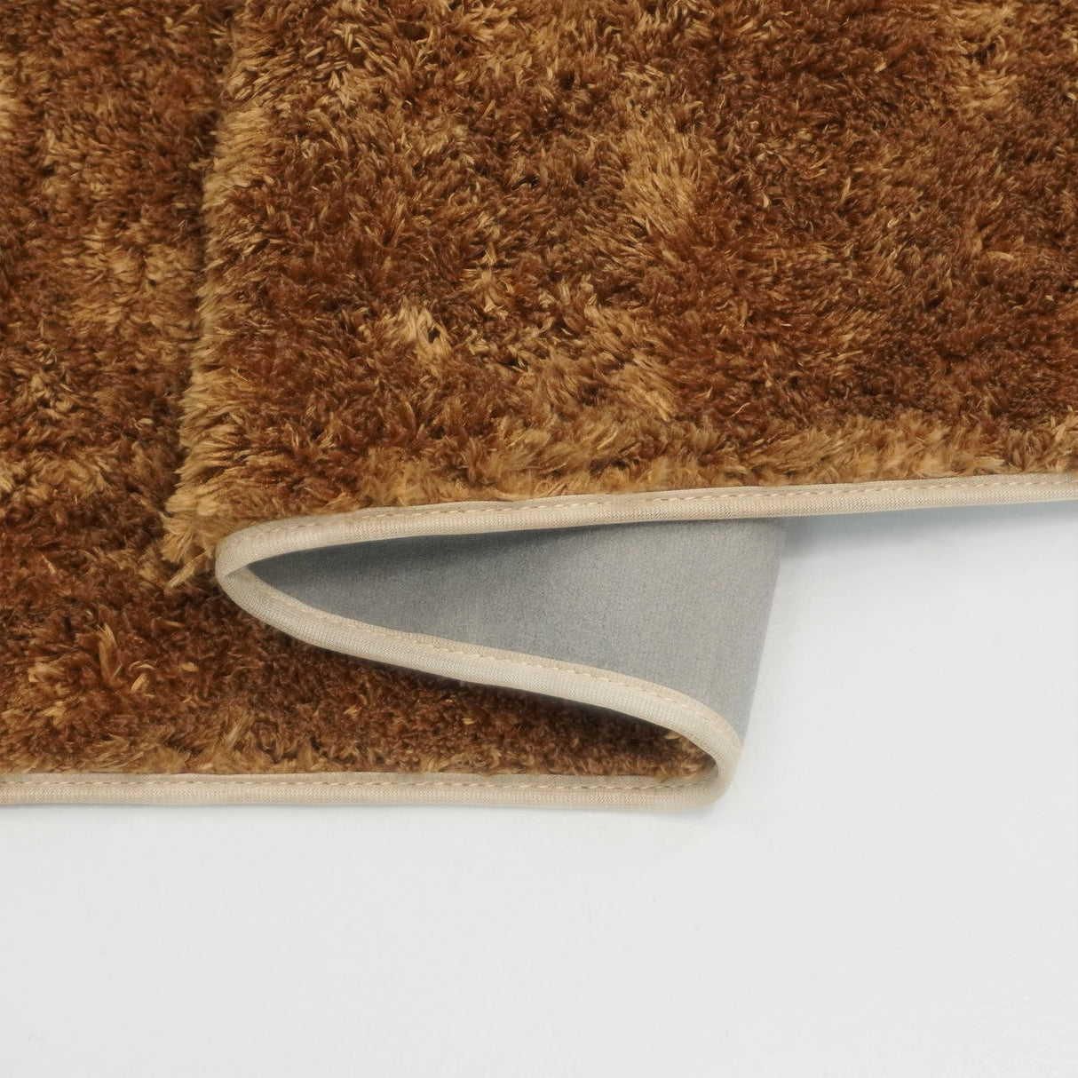 Alfombra Shaggy Marrón