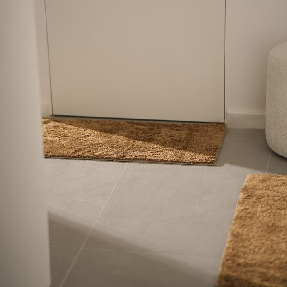 Alfombra Shaggy Marrón