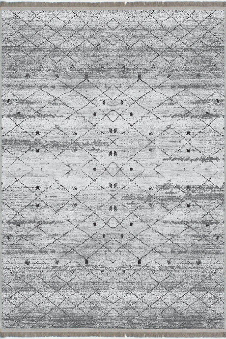 Alfombra 'Grace' sobre un fondo blanco, resaltando su diseño elegante que combina tradición y modernidad. Su paleta de colores versátil se adapta a cualquier decoración, ofreciendo distinción y calidez. Ideal para complementar y enriquecer la atmósfera de cualquier habitación con estilo y confort. Lavable en lavadora, base antideslizante, sin pelusas e hipoalergénica.