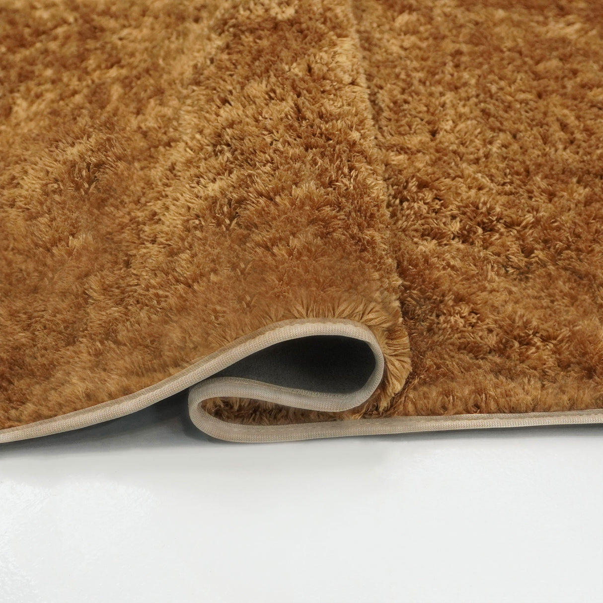 Alfombra Shaggy Marrón