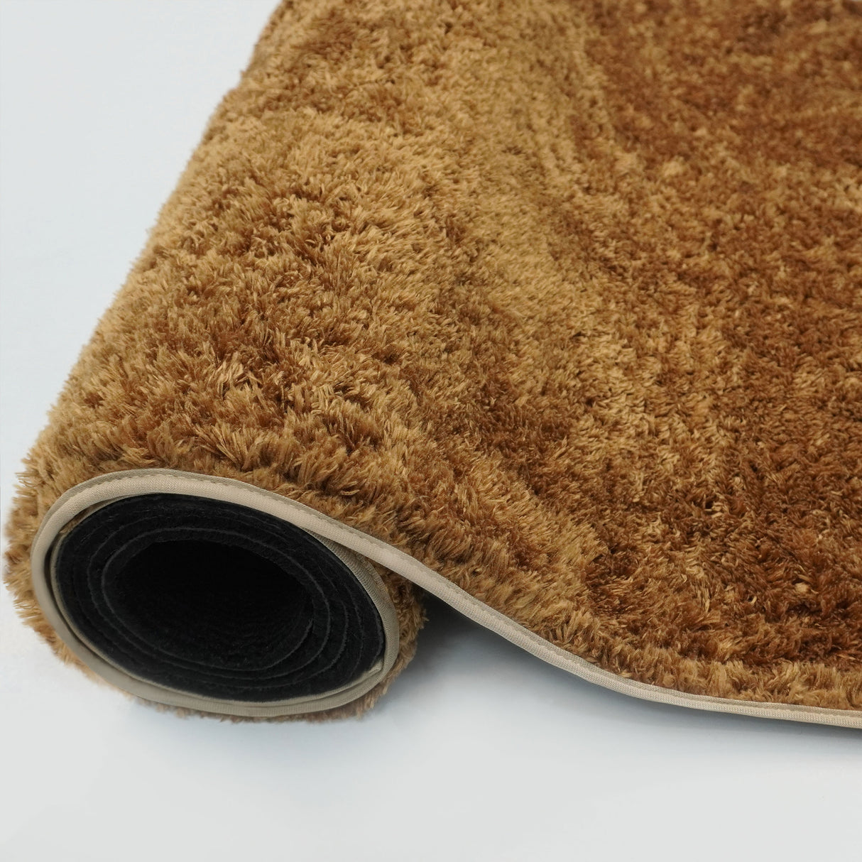 Alfombra Shaggy Marrón